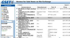 Ground Support Equipment and Tooling Exchange Screenshot
